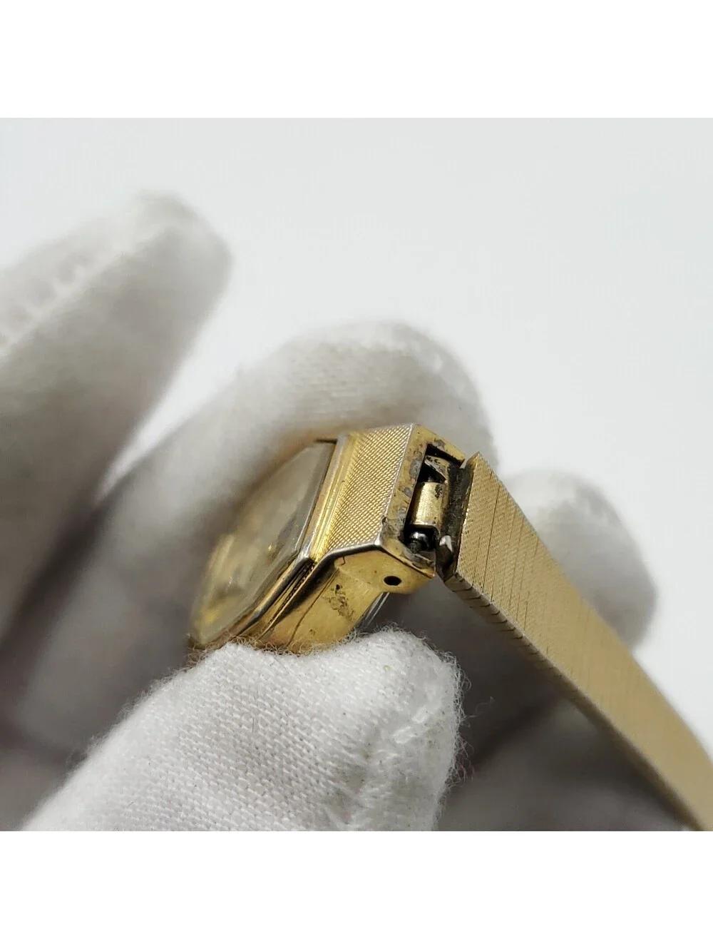 Vintage Jules Jurgensen Ladies Quartz Watch 16mm For Parts Or Repair